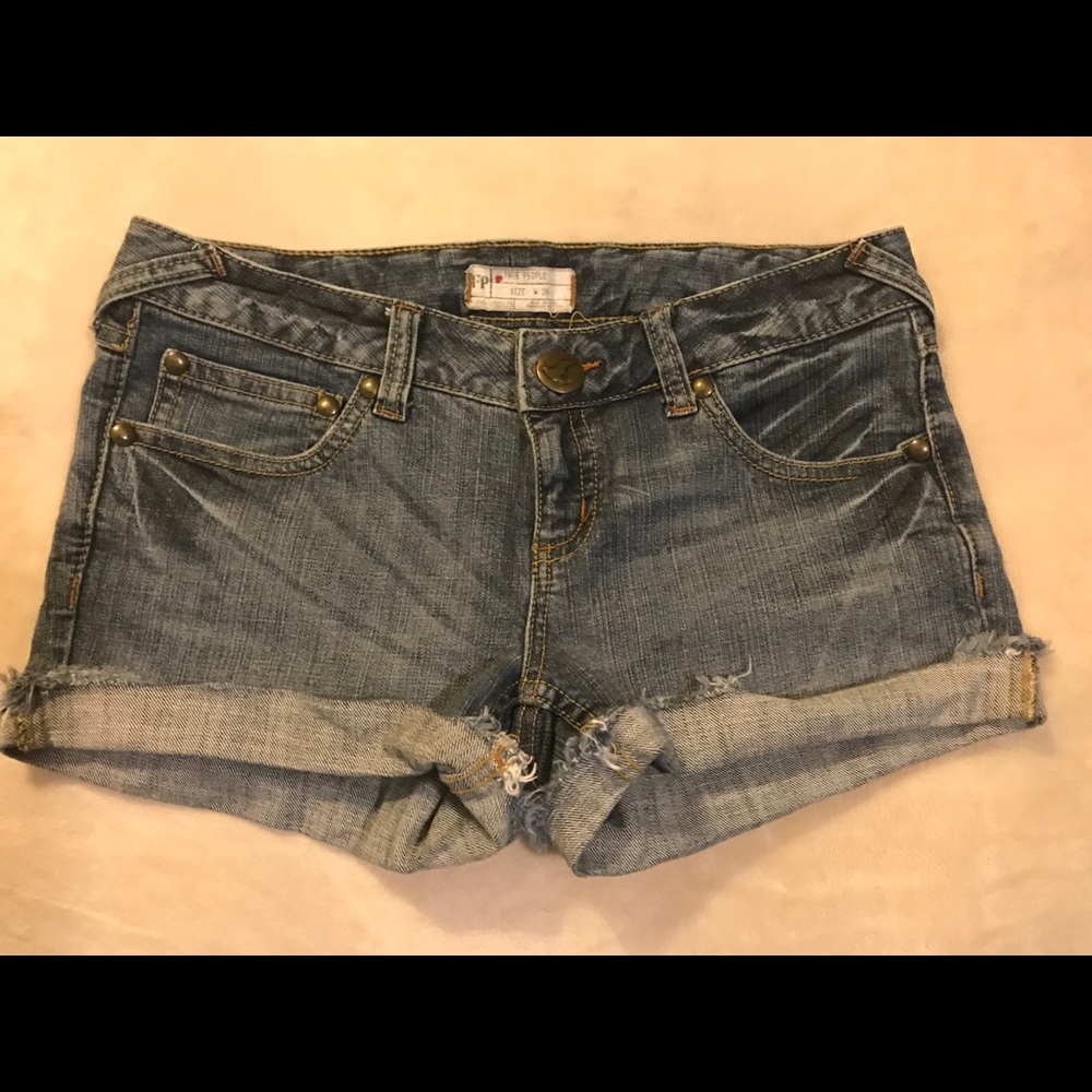 Free People Denim shorts
